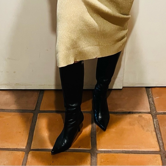 Gucci Black Heeled Boots for Women - Picture 2 of 16